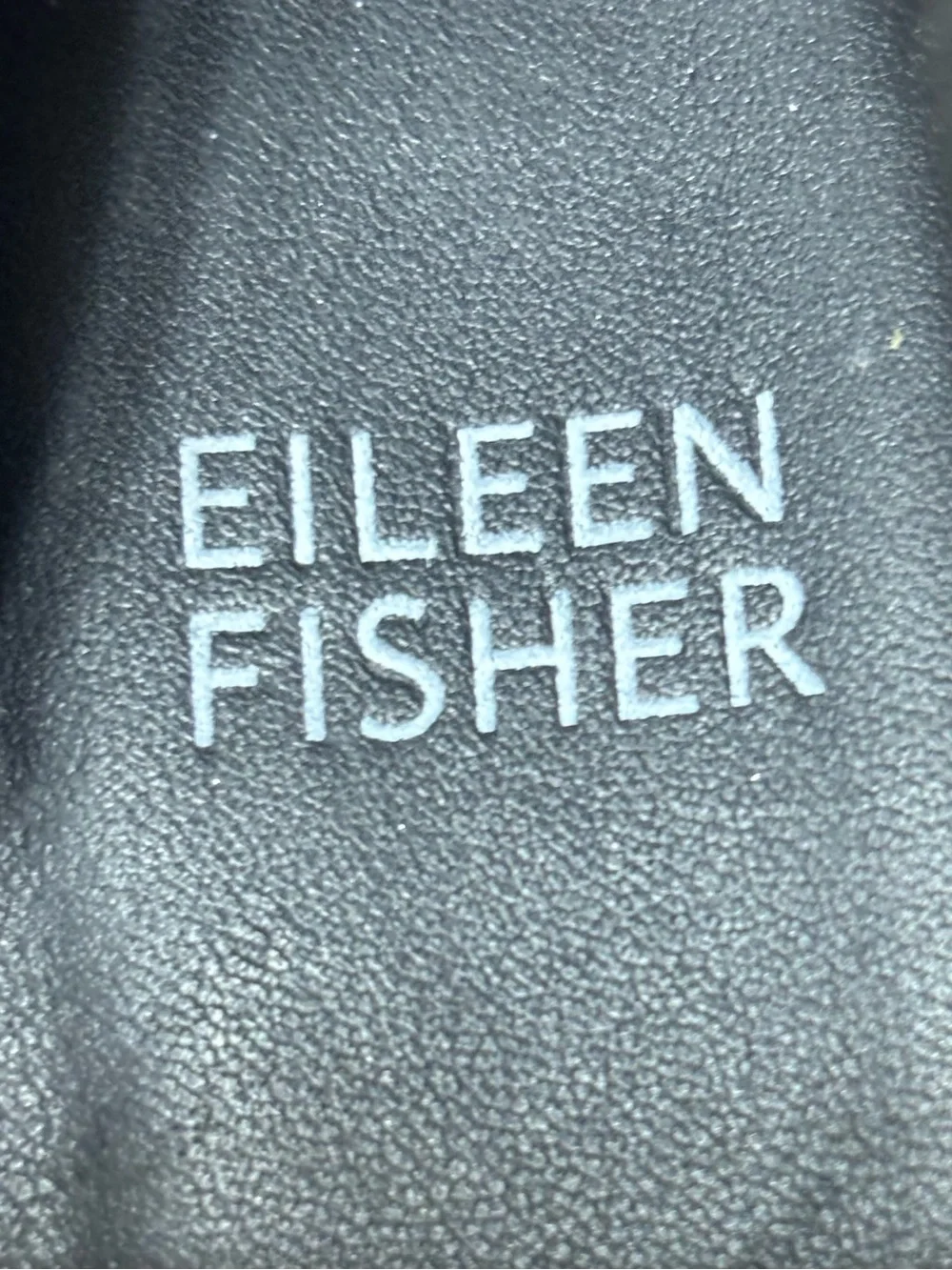 Eileen Fisher Black Pointed D'Orsay Flats
